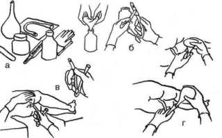 Клизма гипертоническая для эффективного очищения кишечника