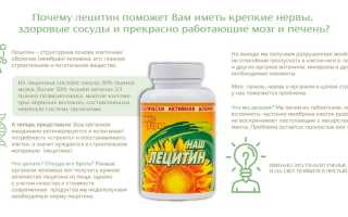 Инструкция по применению препарата Лецитин для здоровья