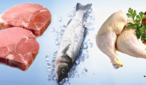 нежирное мясо и рыба