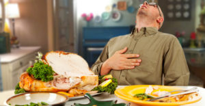 Переедание, как причина урчания в животе