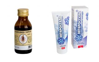 Chistka solodkoy i Enterosgelem