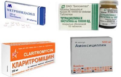 популярные антибиотики при гастрите