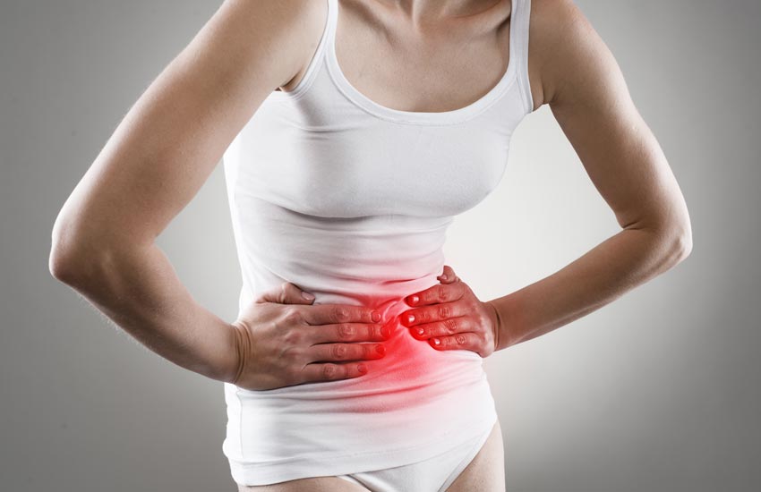 сильные боли в животе