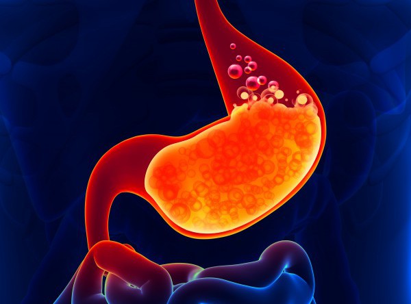 увеличение количества газов в желудке