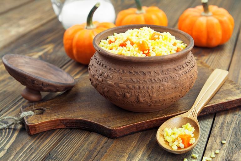 каша с тыквой