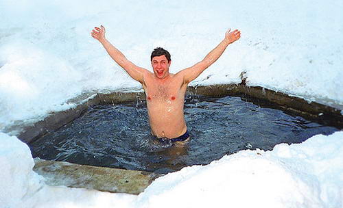 холодная вода после бани