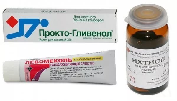 Мази от геморроя