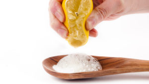 лимонный сок и сода