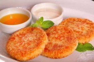 морковные сырники