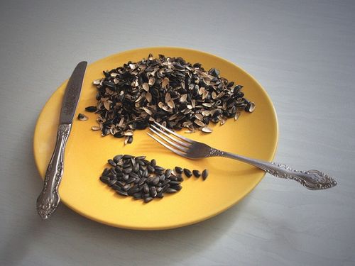 Семечки содержат много жиров