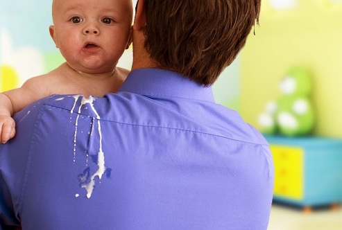 отрыжка у грудничка после еды