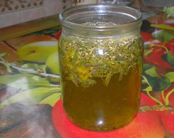 залить ромашку кипятком