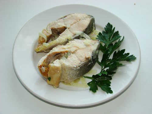 рыба отварная