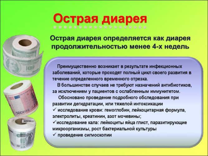 Острая диарея