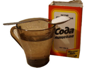сода с водой