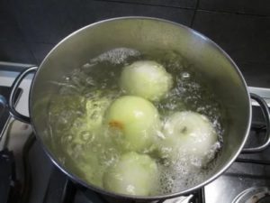 вареный лук