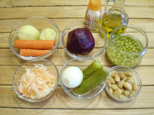 ингредиенты винегрета классического