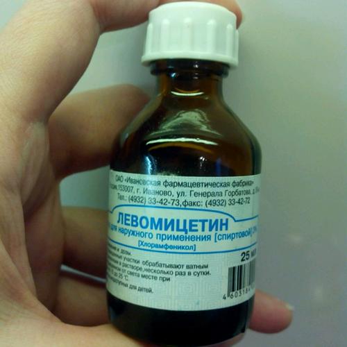 левомицетин раствор спиртовый