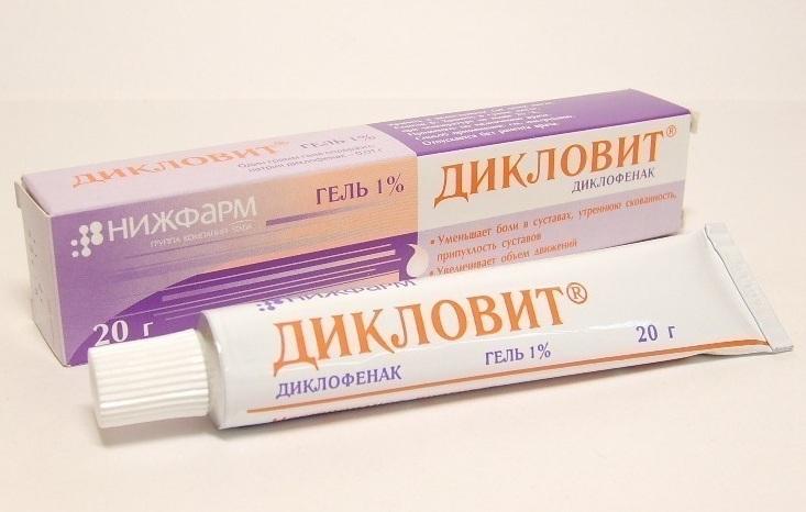 Обезболивающий гель Дикловит