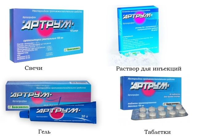 Формы выпуска Артрума Формы выпуска Артрума