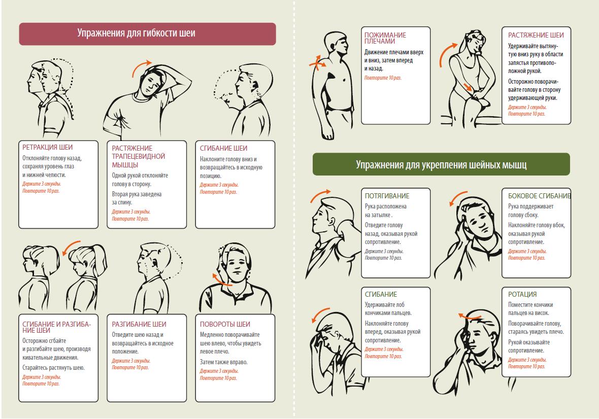 Гимнастика для гибкости и укрепления шеи Гимнастика для гибкости и укрепления шеи