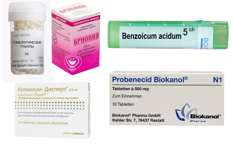 Гомеопатические средства при подагре Гомеопатические средства при подагре