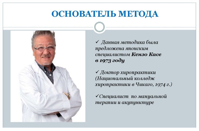 Основатель кинезиотерапии Кензо Казе Основатель кинезиотерапии Кензо Казе