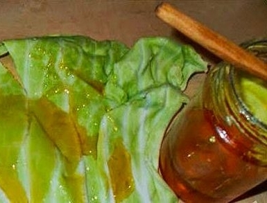 Компресс из капусты и мёда
