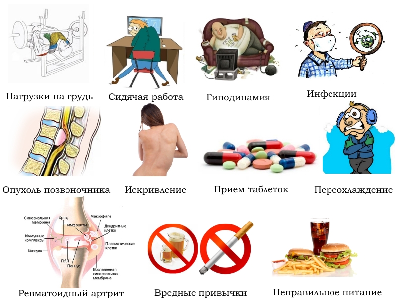 Причины дорсопатии позвоночника Причины дорсопатии позвоночника