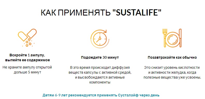 Прием Сусталайфа Прием Сусталайфа