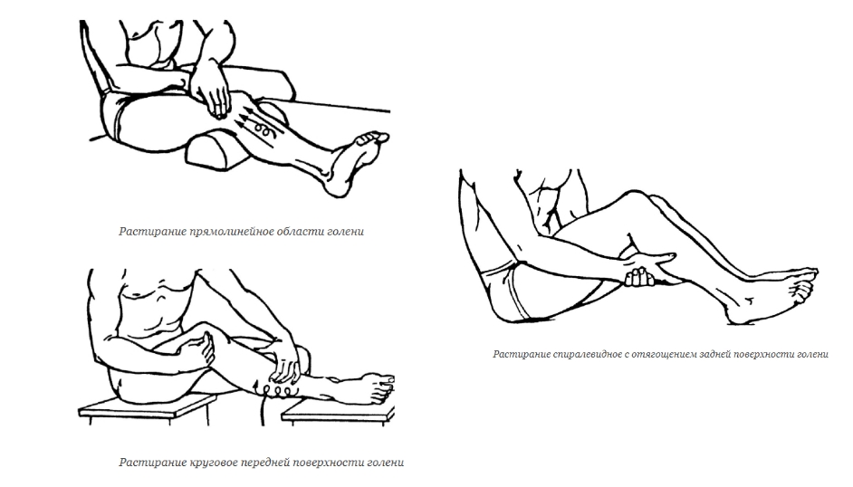 Самомассаж голени Самомассаж голени