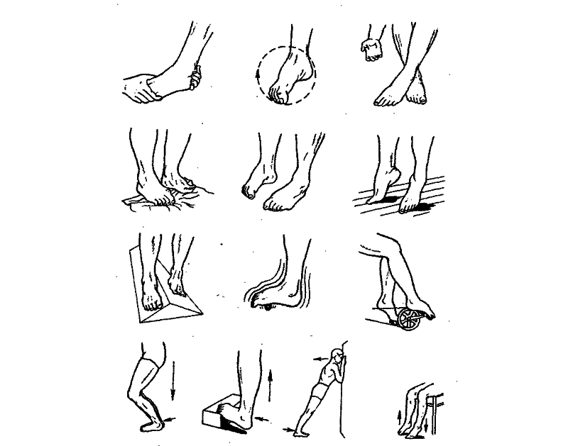 Упражнения для голеностопного сустава и стоп Упражнения для голеностопного сустава и стоп