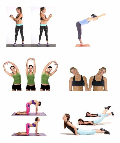 Упражнения при остеохондрозе Упражнения при остеохондрозе