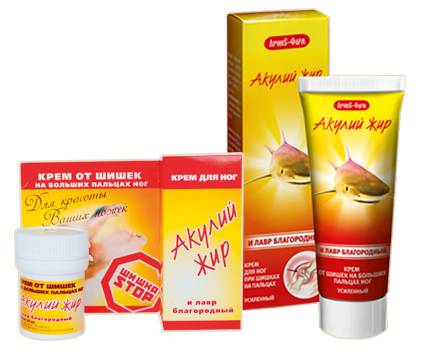 Акулий жир от косточки на ноге Акулий жир от косточки на ноге