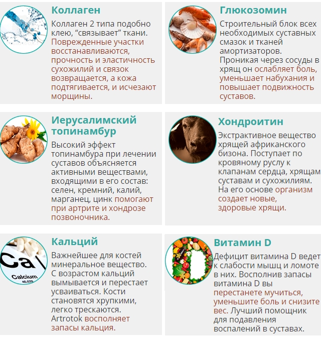 Состав Артротока Состав Артротока
