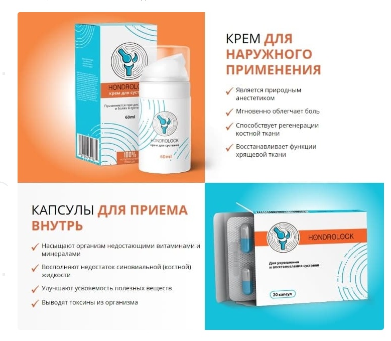 Действие форм Hondrolock Действие форм Hondrolock