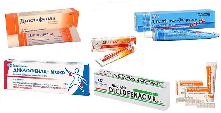 Мази Диклофенак Мази Диклофенак