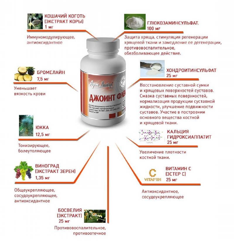 Состав Джоинт Флекс Состав Джоинт Флекс