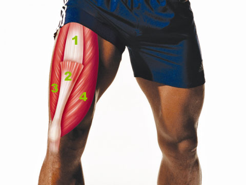 Перенапряжение четырхглавой мышцы