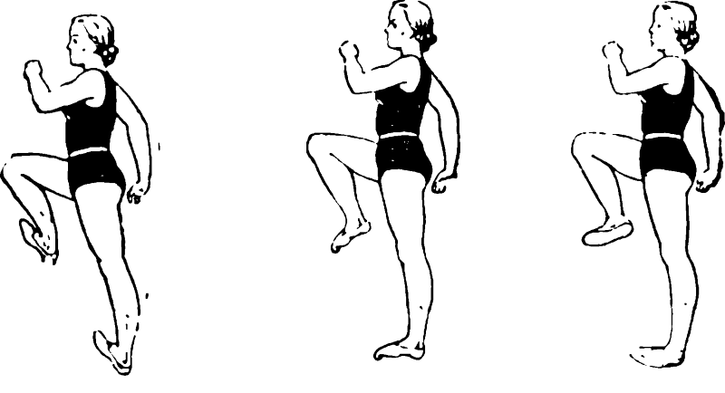 Ходьба с подниманием колен при остеопорозе Ходьба с подниманием колен при остеопорозе