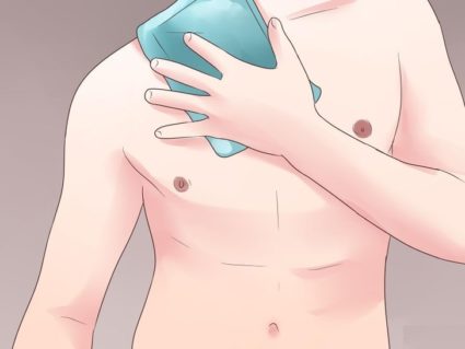 Холодный компресс к ключице