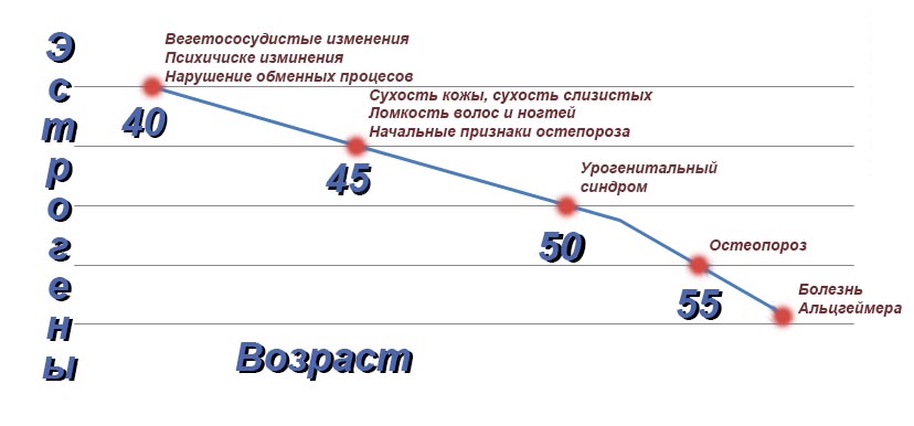Остеопороз из-за снижения эстрогенов Остеопороз из-за снижения эстрогенов
