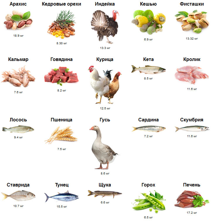 Источники никотиновой кислоты Источники никотиновой кислоты