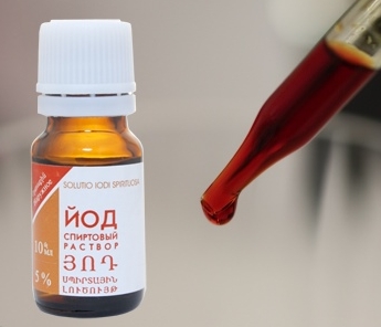 Пятипроцентный раствор йода