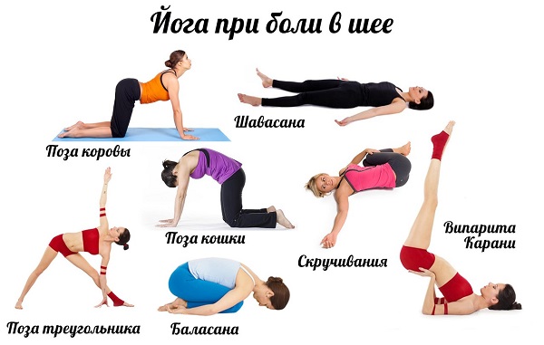 Йога при боли в шее Йога при боли в шее