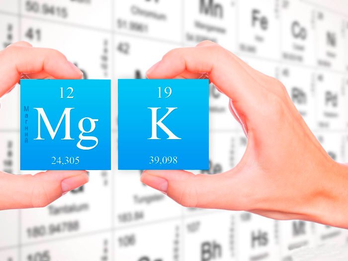 Калий и магний в составе