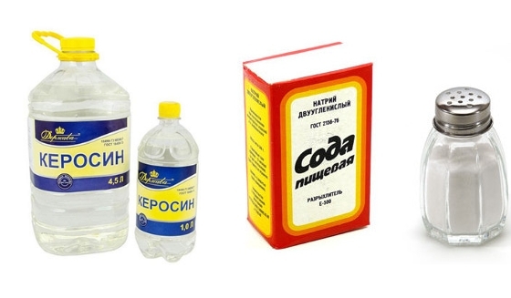 Керосин с содой и солью Керосин с содой и солью