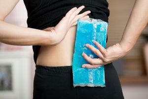 Холодный компресс на поясницу