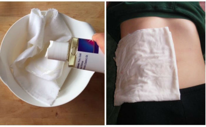 Компресс с касторовым маслом Компресс с касторовым маслом