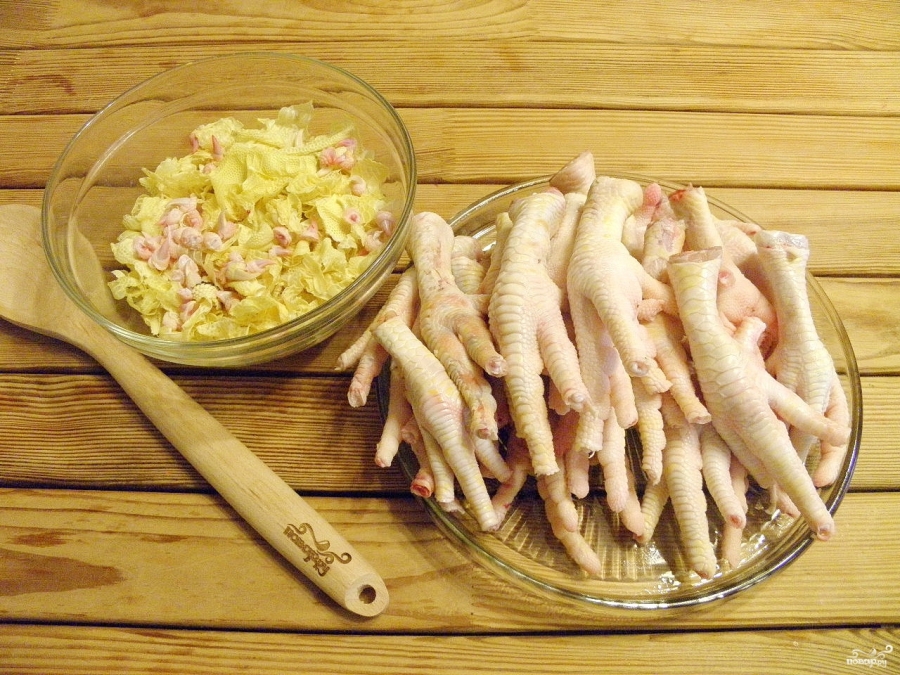 Куриные лапки для холодца Куриные лапки для холодца